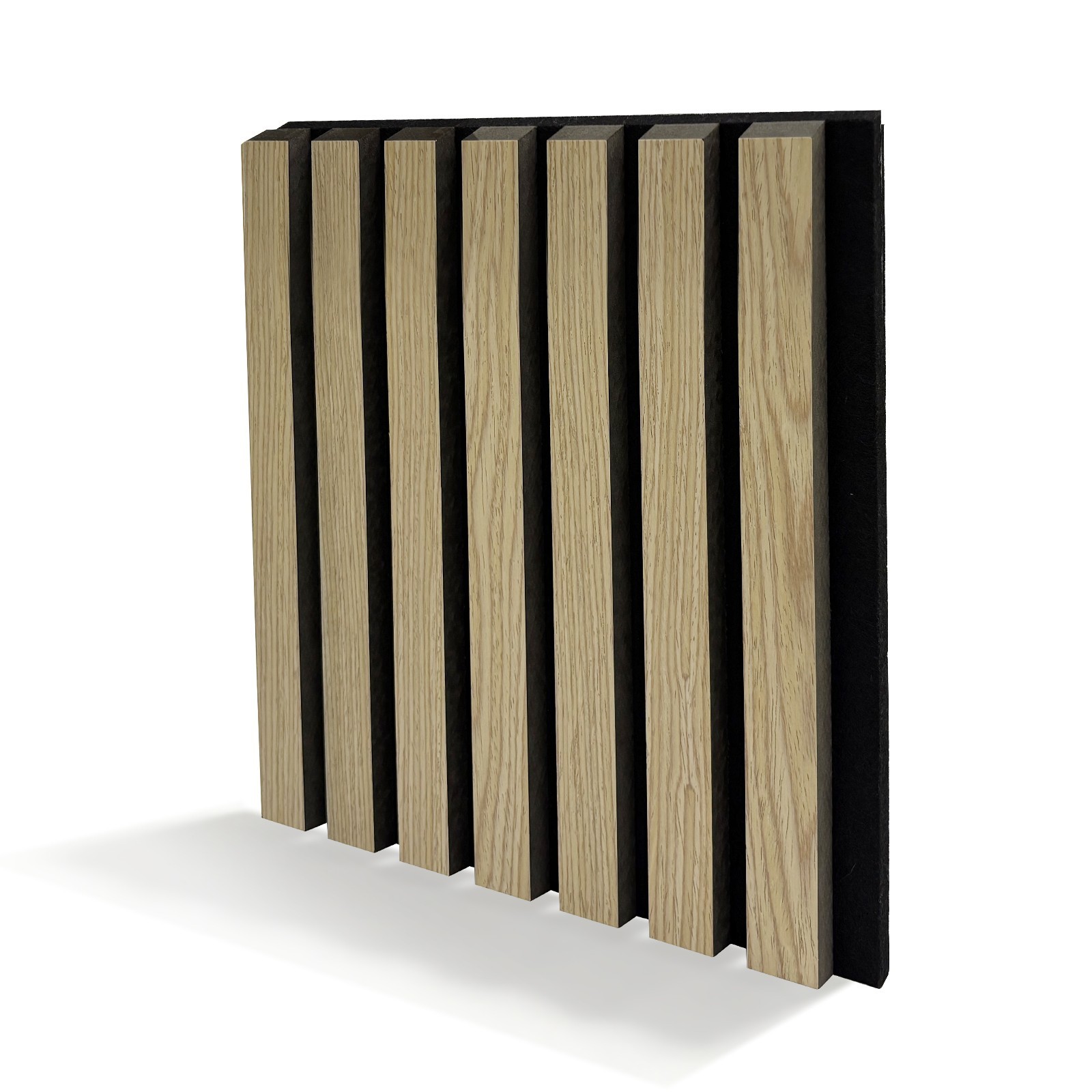 Wood Slat Wall Panels 4 Pack 3D Fluted Decor for Living Room Bedroom Office