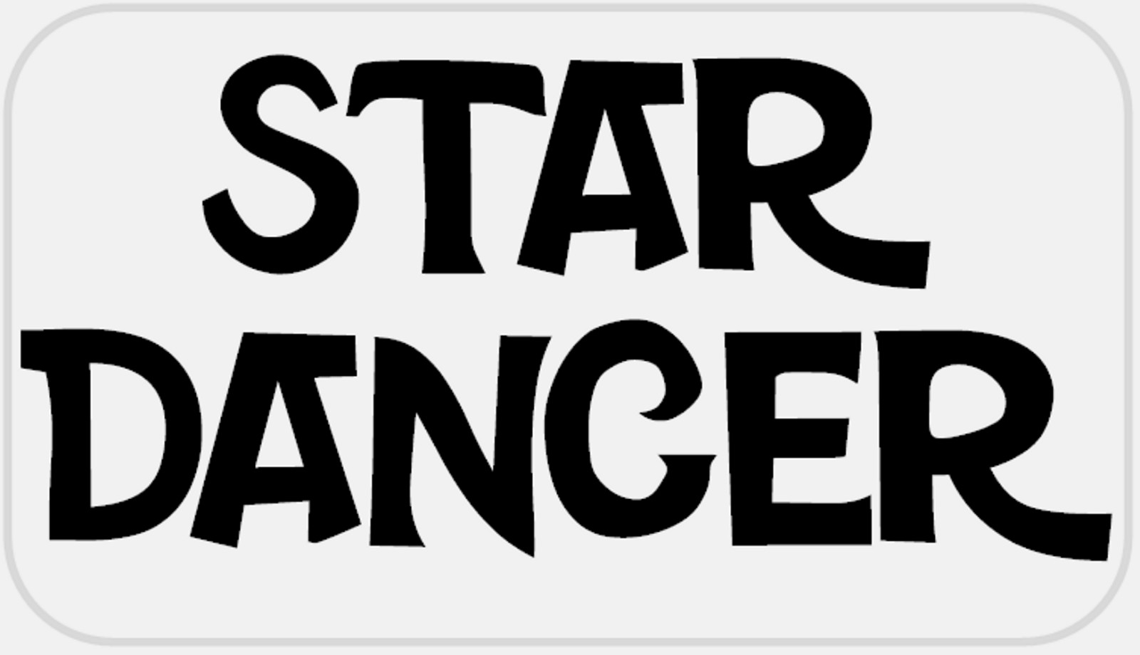 Star Dancer – 50 Stickers Pack 2.25 x 1.25 inches – Dance Dancing