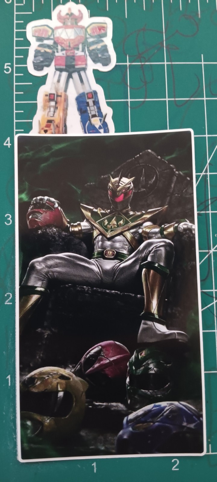POWER RANGERS: LORD DRAKKON X VYNIL HIGH GLOSS STICKER X 4X3