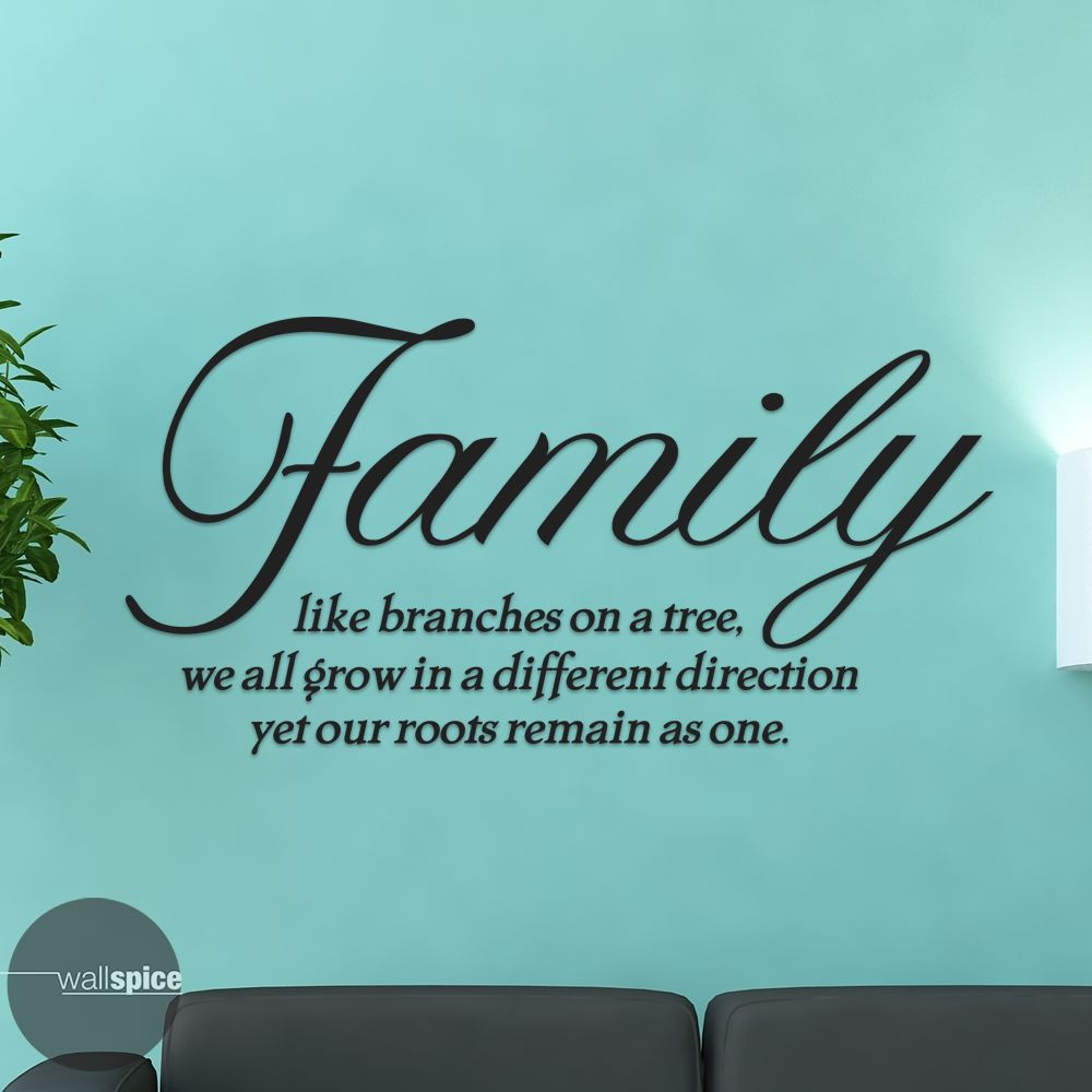 Family Like Branches On A Tree Vinyl Wall Decal Sticker