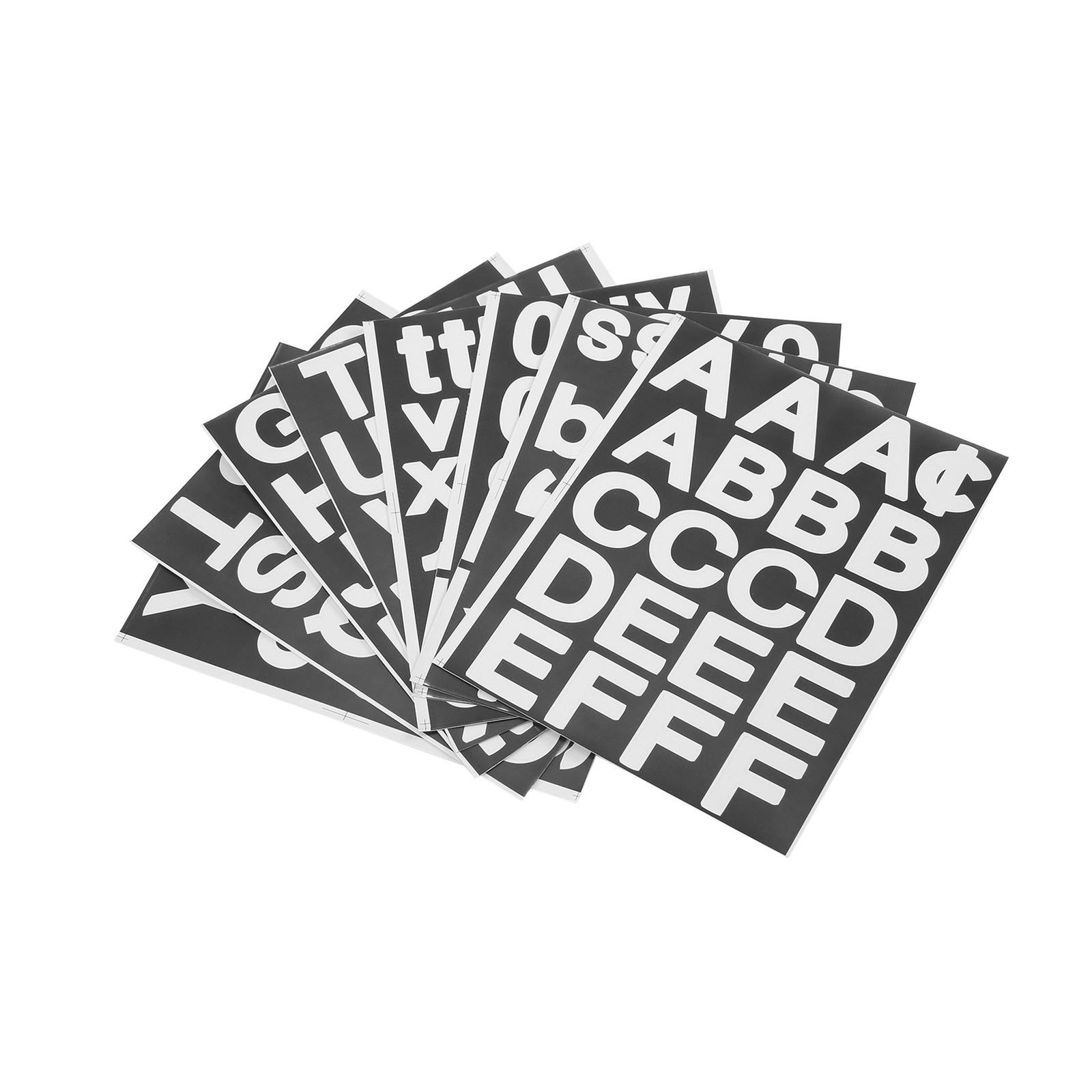 8 Sheets Self-Adhesive Vinyl Letters Numbers Kit, Mailbox Numbers Sticker9677