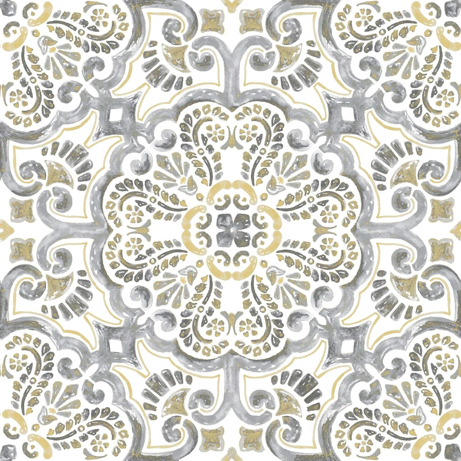 Multicolor Peel & Stick Floor Tiles Antico Decals Stickers FP2947