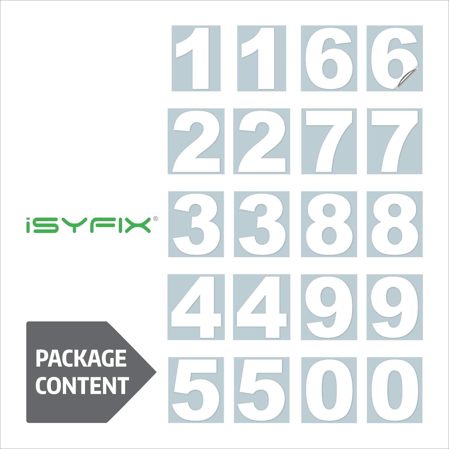 Die Cut Vinyl Numbers Stickers for Mailbox, Signs