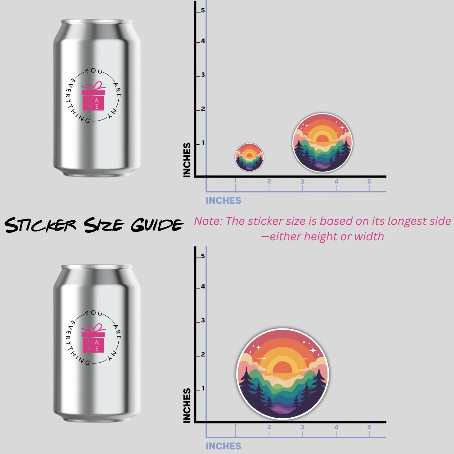 4pcs Subtle LGBTQ+ Pride Stickers – Waterproof Vinyl Decals for Laptop