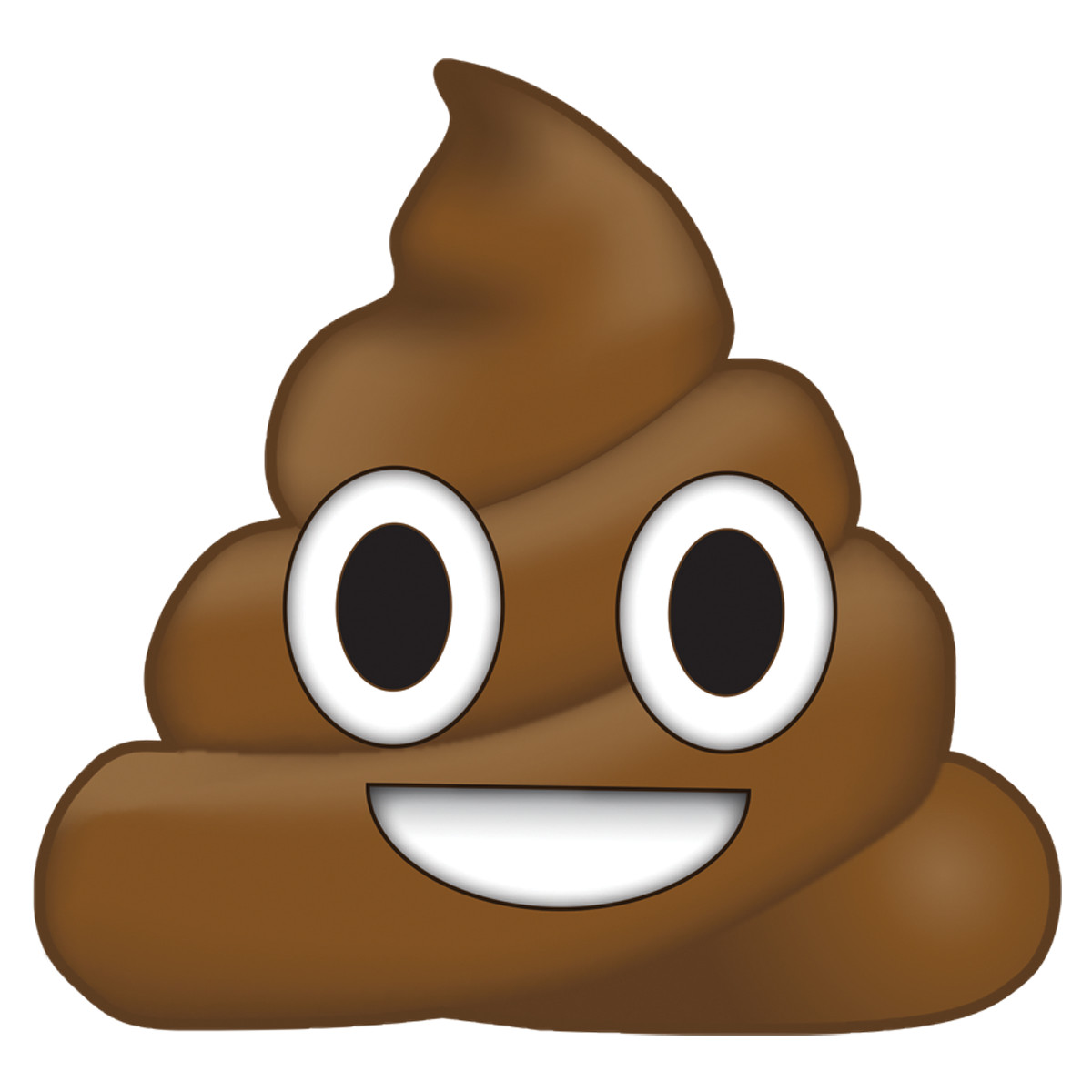 Poo emoji sticker skate cell laptop bumper vinyl decal cartoon