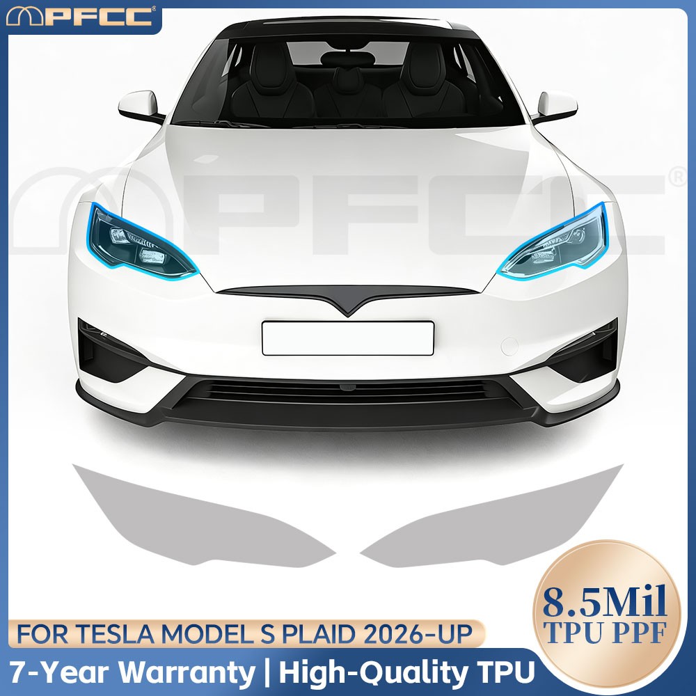 Full Car For Tesla Model S Plaid 2026-UP Precut Paint Protection Film 8.5Mil TPU