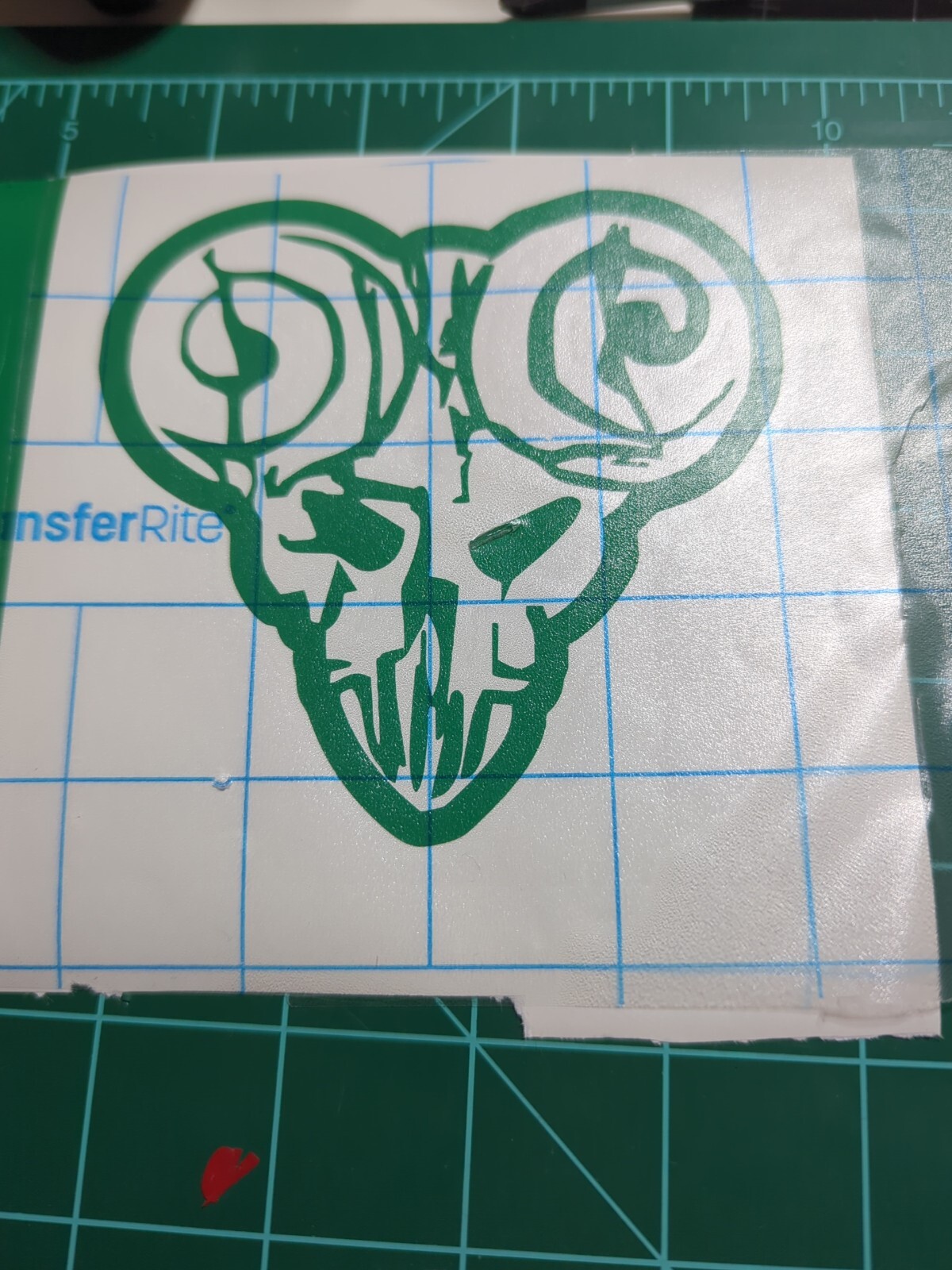 4inch Pick of Destiny Tenacious D inspired cut vinyl decal green horns pod jb kg