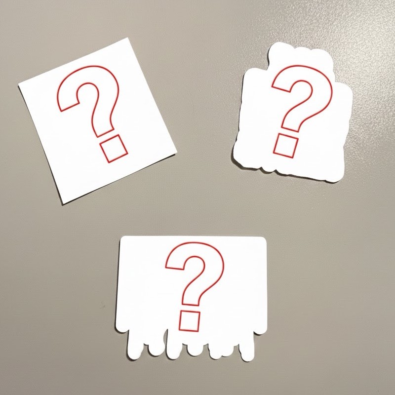 Mystery Horror Holographic Sticker Pack (Set Of 8 Stickers)