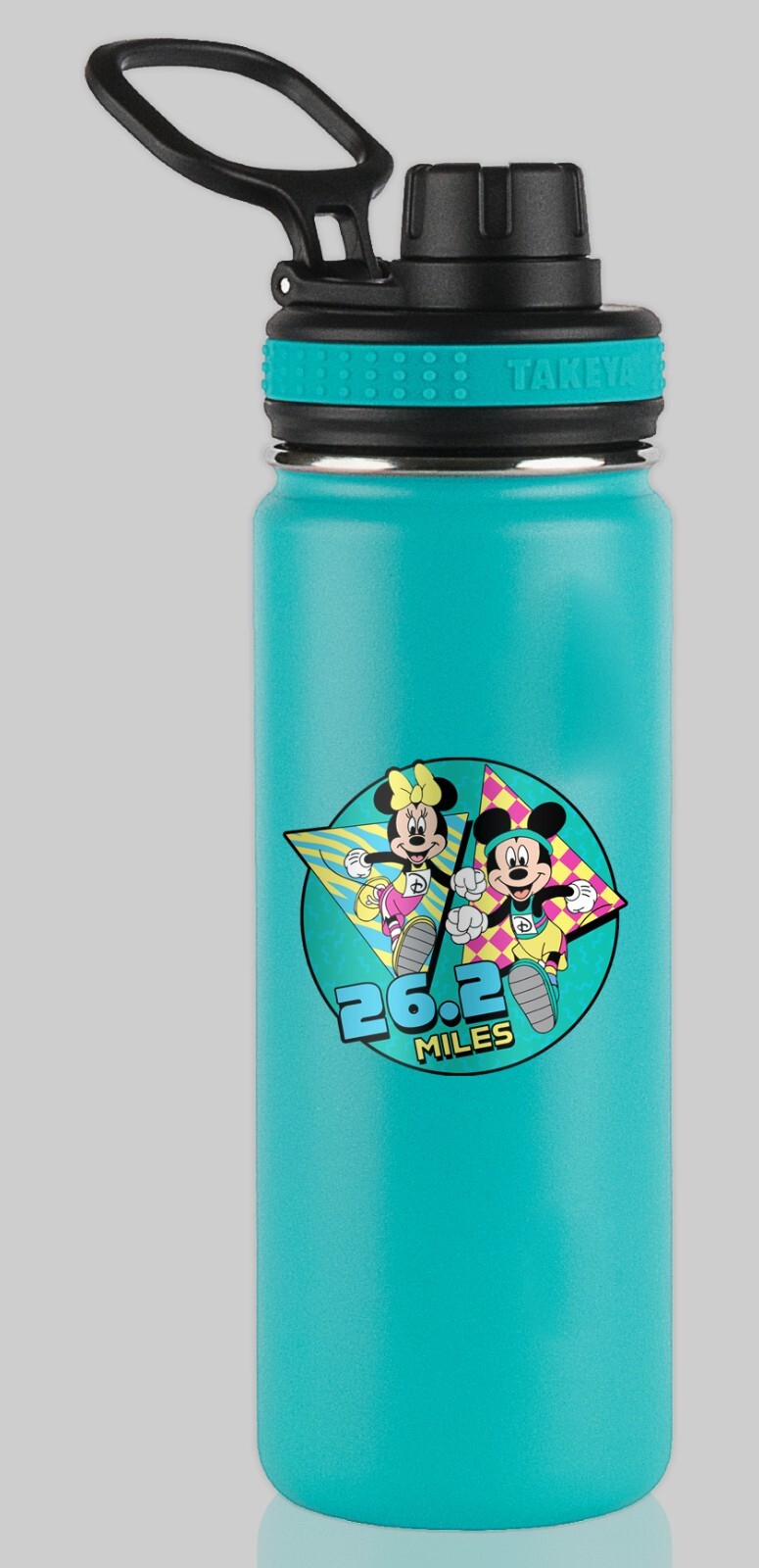 RunDisney Marathon Weekend 2023 Mickey 26.2 Miles CHARACTER Water Bottle Sticker