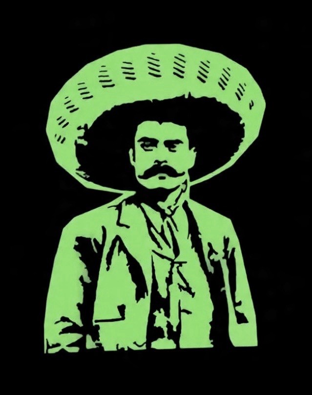 Emiliano Zapata , Sticker, Signs, Decal Vinyl, Laptop, wall , wood self adhesive