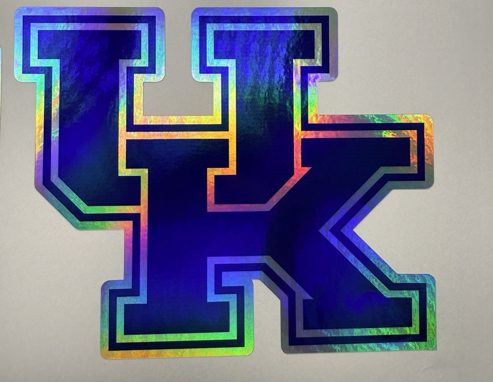Kentucky Wildcats UK Holographic Vinyl Decal