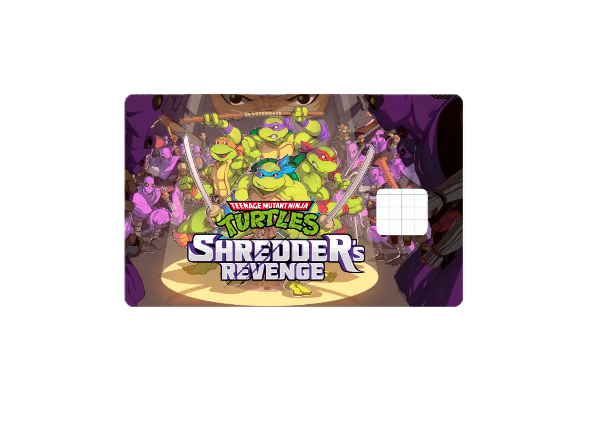 TMNT Credit Card Skin (6-Pack) | Teenage Mutant Ninja Turtles Sticker Variety Pa
