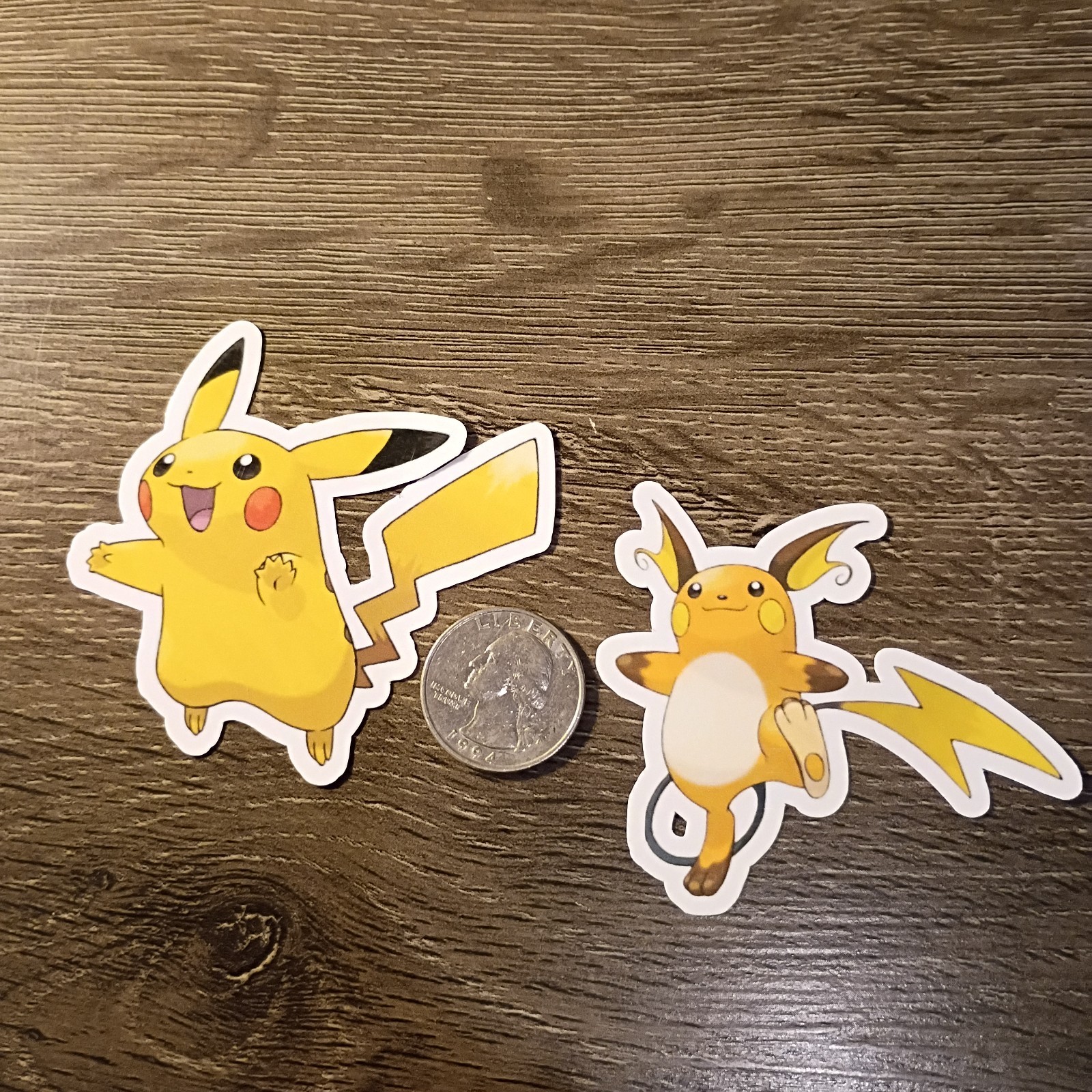 Pikachu, Riachu Stickers – Vinyl, Waterproof – Original Gen 3 Artwork