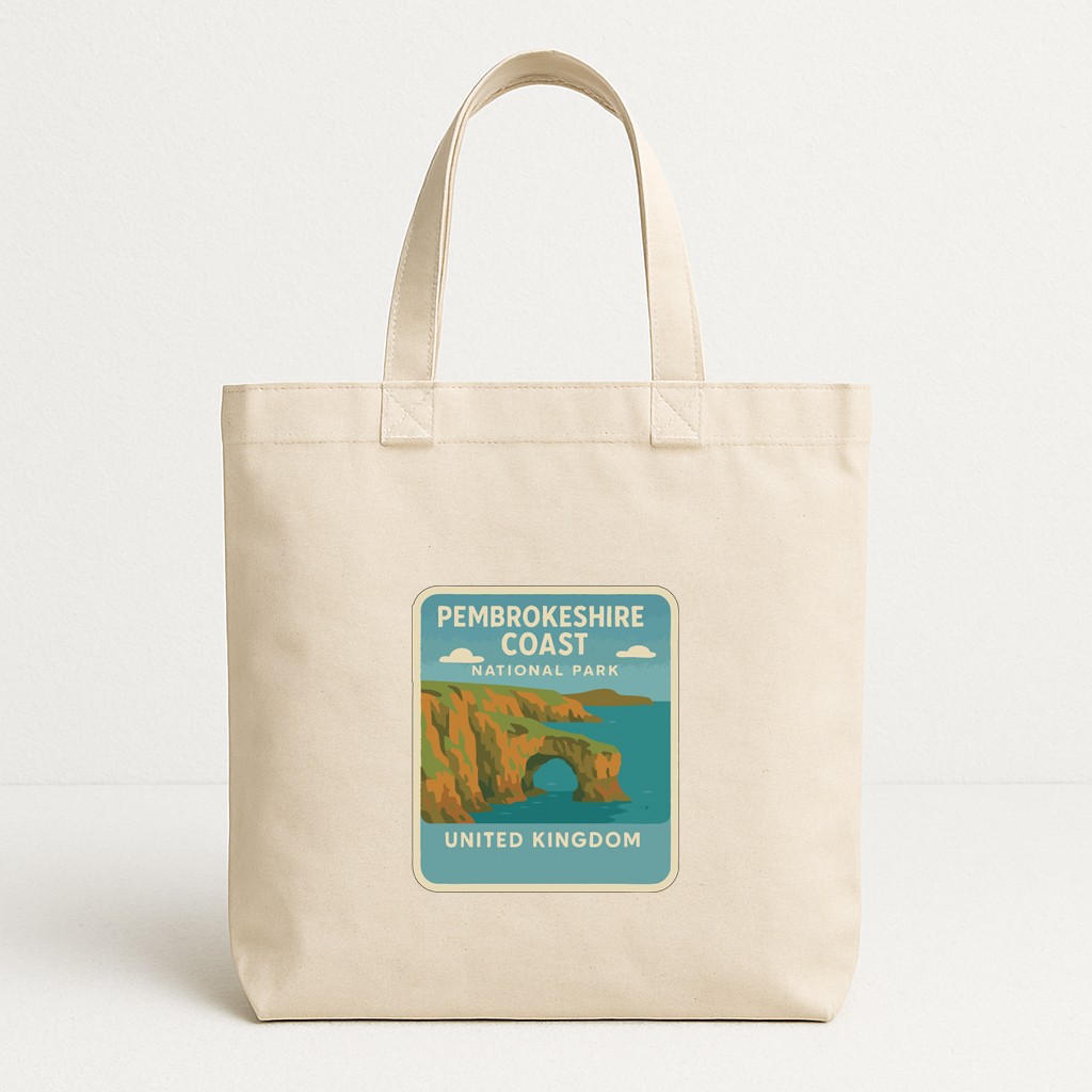 Pembrokeshire Coast United Kingdom Iron On Heat Transfer Vinyl HTV National Park