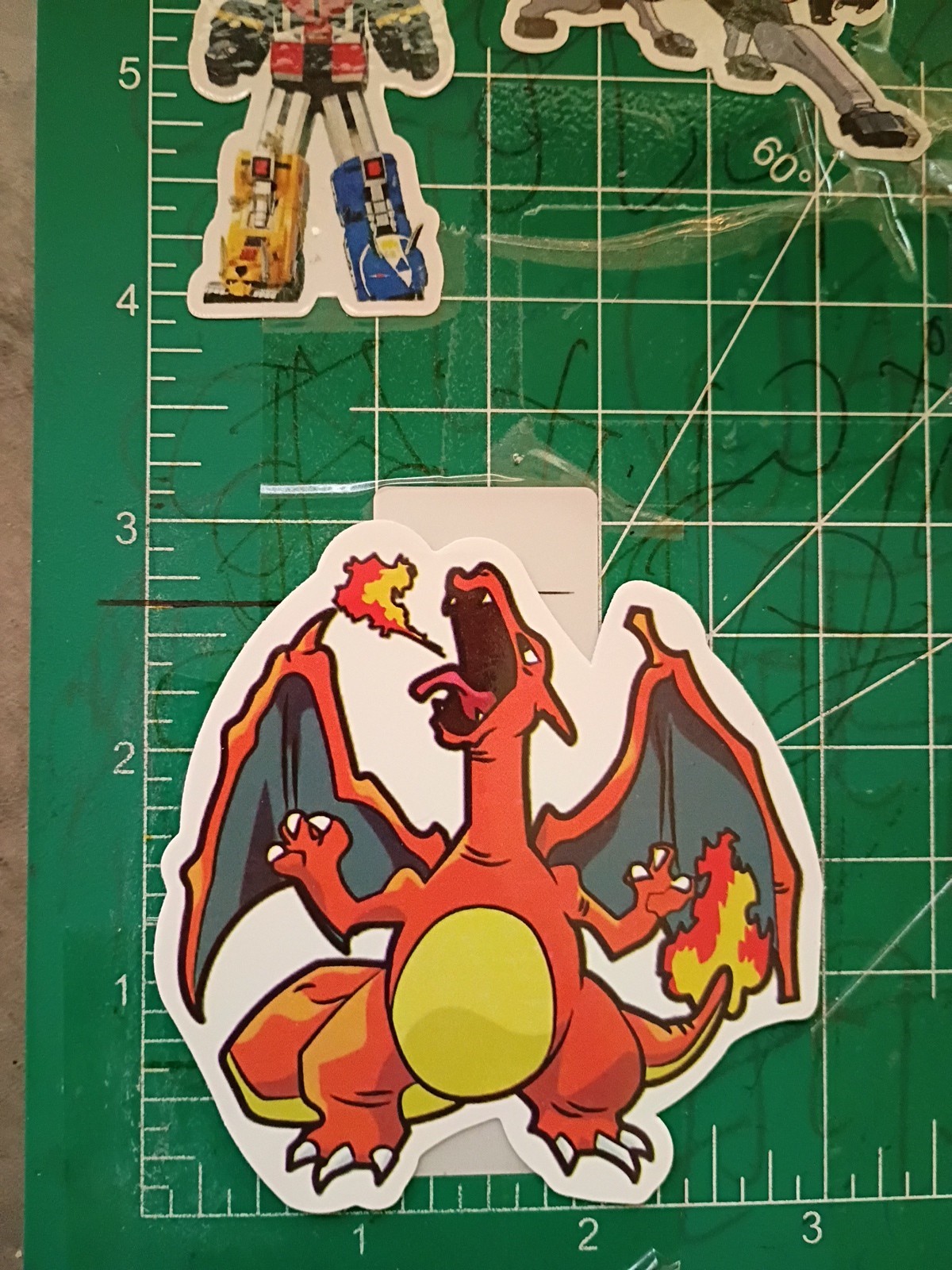 POKEMON STICKER XCHARIZARD 3X3 INCHES STICKER X VYNIL DIE CUT STICKER HIGH GLOSS