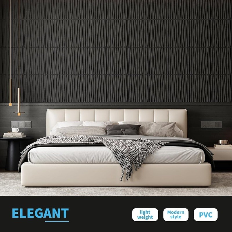 3D Wall Panels PVC Lightweight Decorative Wall Covering Home & Business New