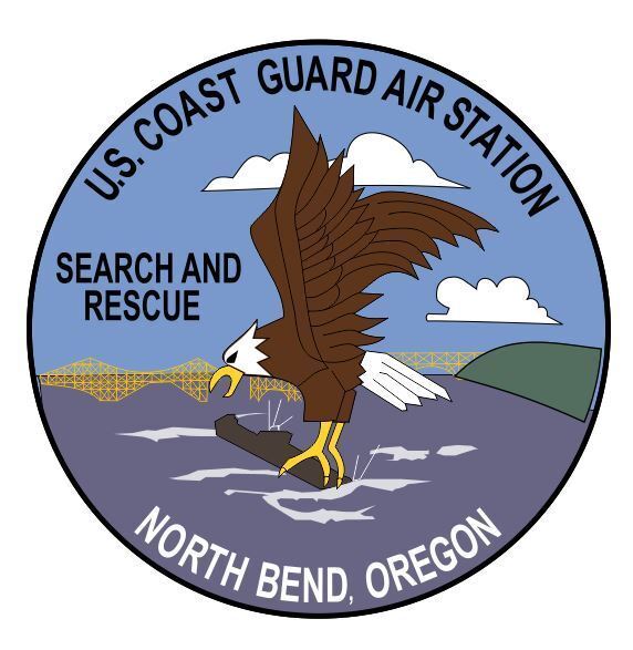 Coast Guard Air Station North Bend Oregon Sticker Decal M734
