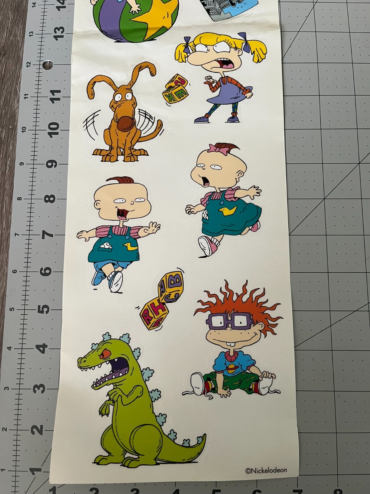 Nickelodeon Rugrats Sheet of 10 Repositionable Wall Decals