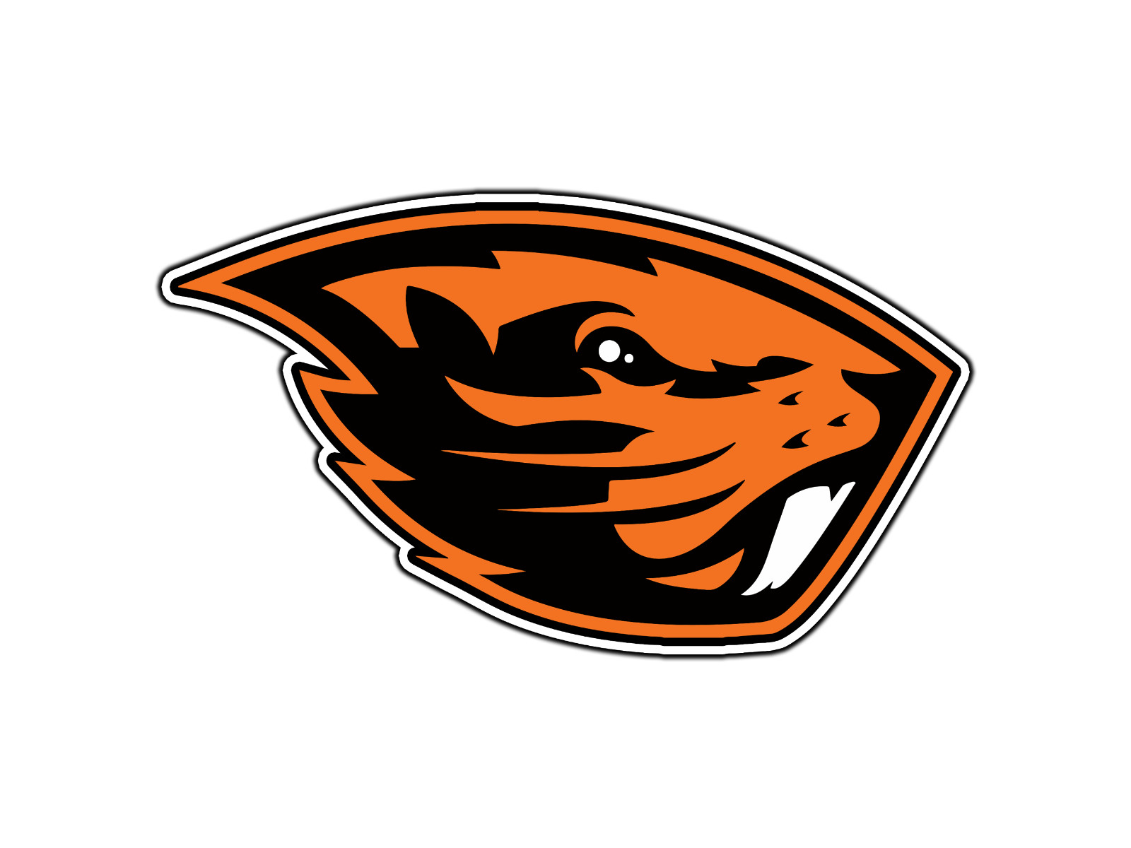 Oregon State Beavers Logo #1 College Sticker Waterproof Vinyl Decal Die-Cut Car