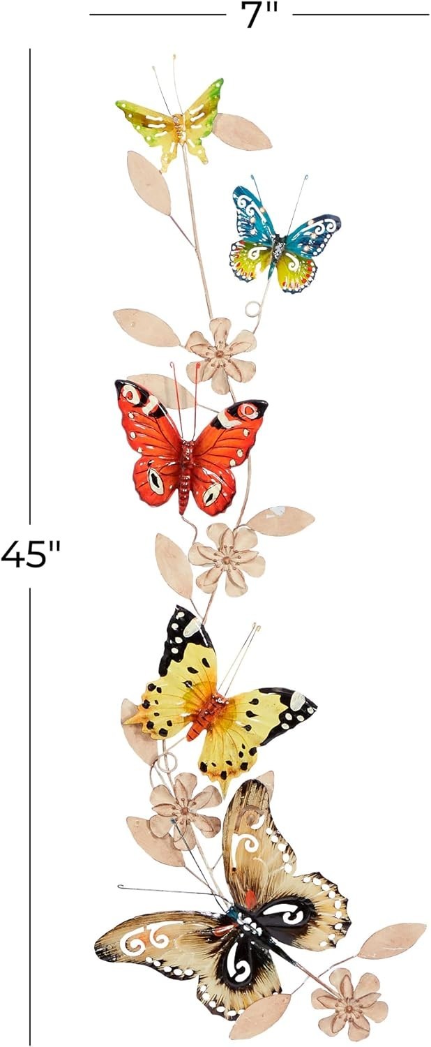 Unique Butterfly Indoor Outdoor Wall Sculpture