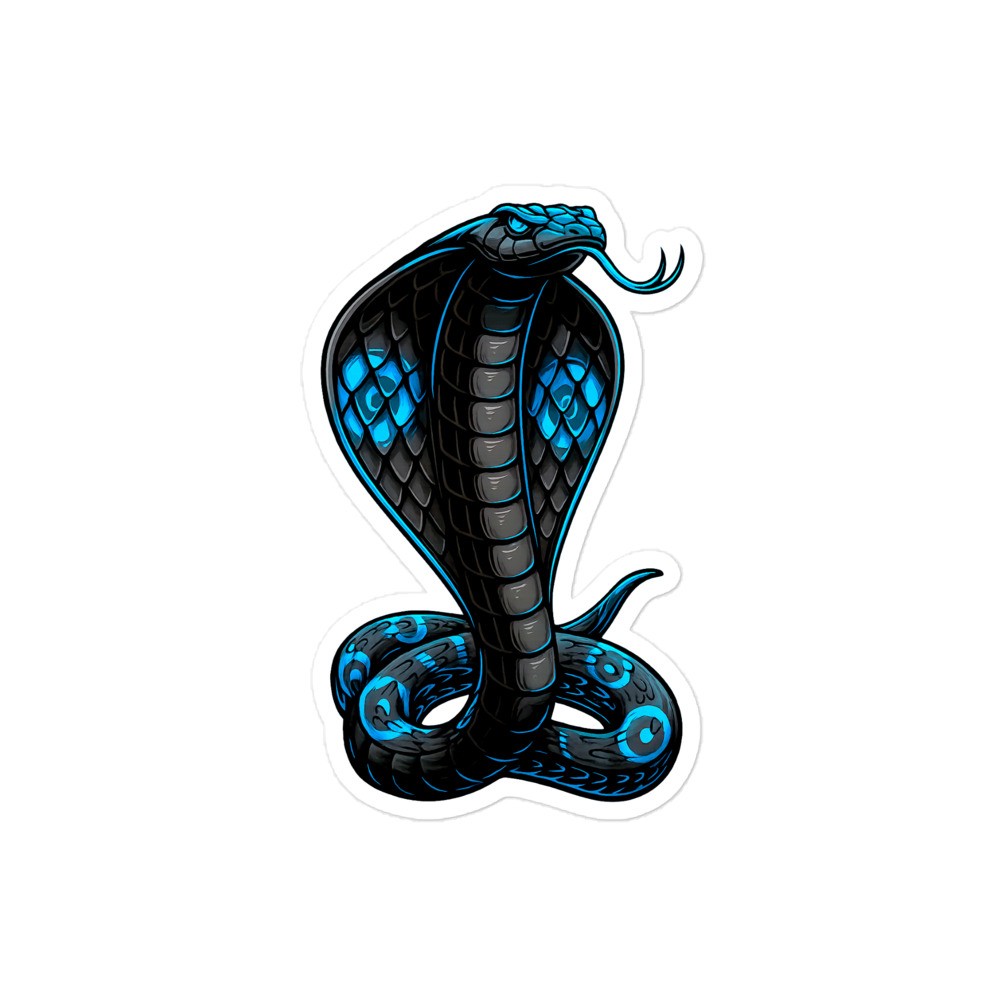 Cobra Snake Head Vinyl Decal Stickers for Car, Truck, SUV, Laptop, Window