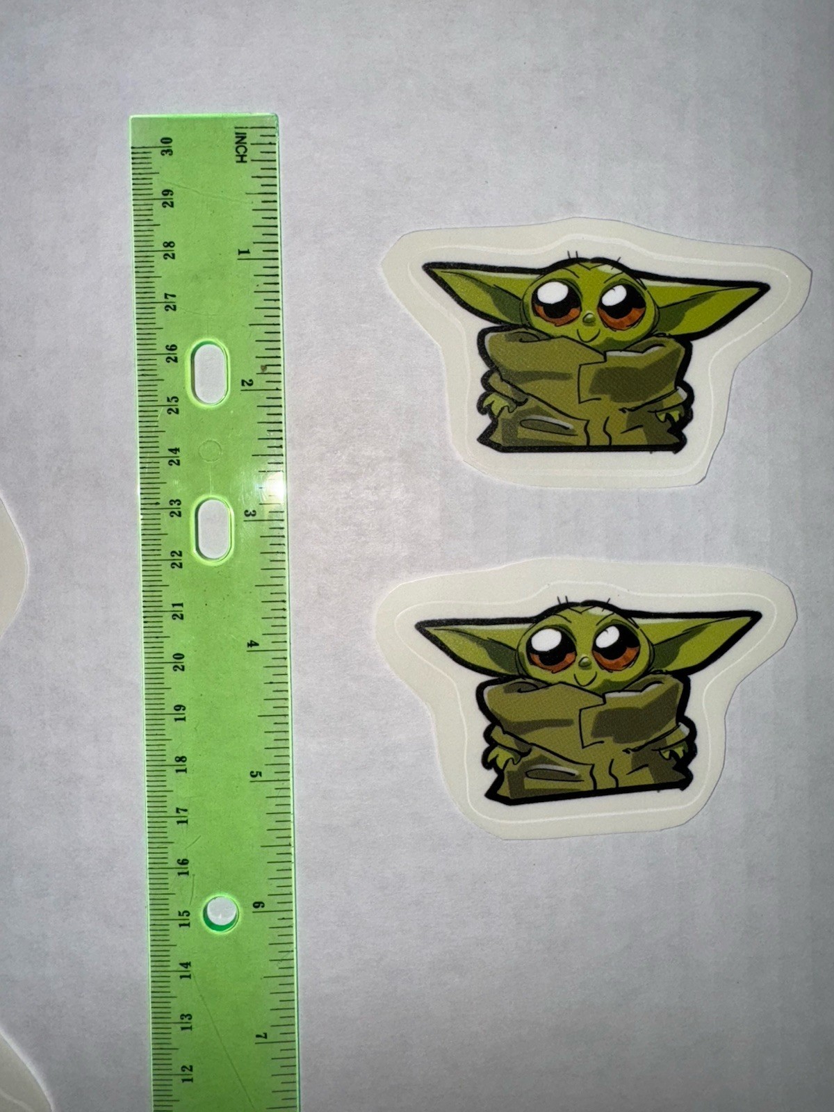 Baby Yoda Vinyl Stickers Set of 8 StickersX2 Mandalorian Star Wars Free Shipping