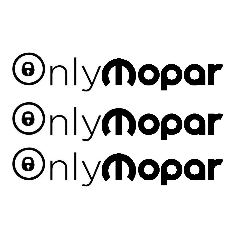 Only m0par Decal Challenger Charger Hellcat Die Cut Vinyl Stickers – Any Size