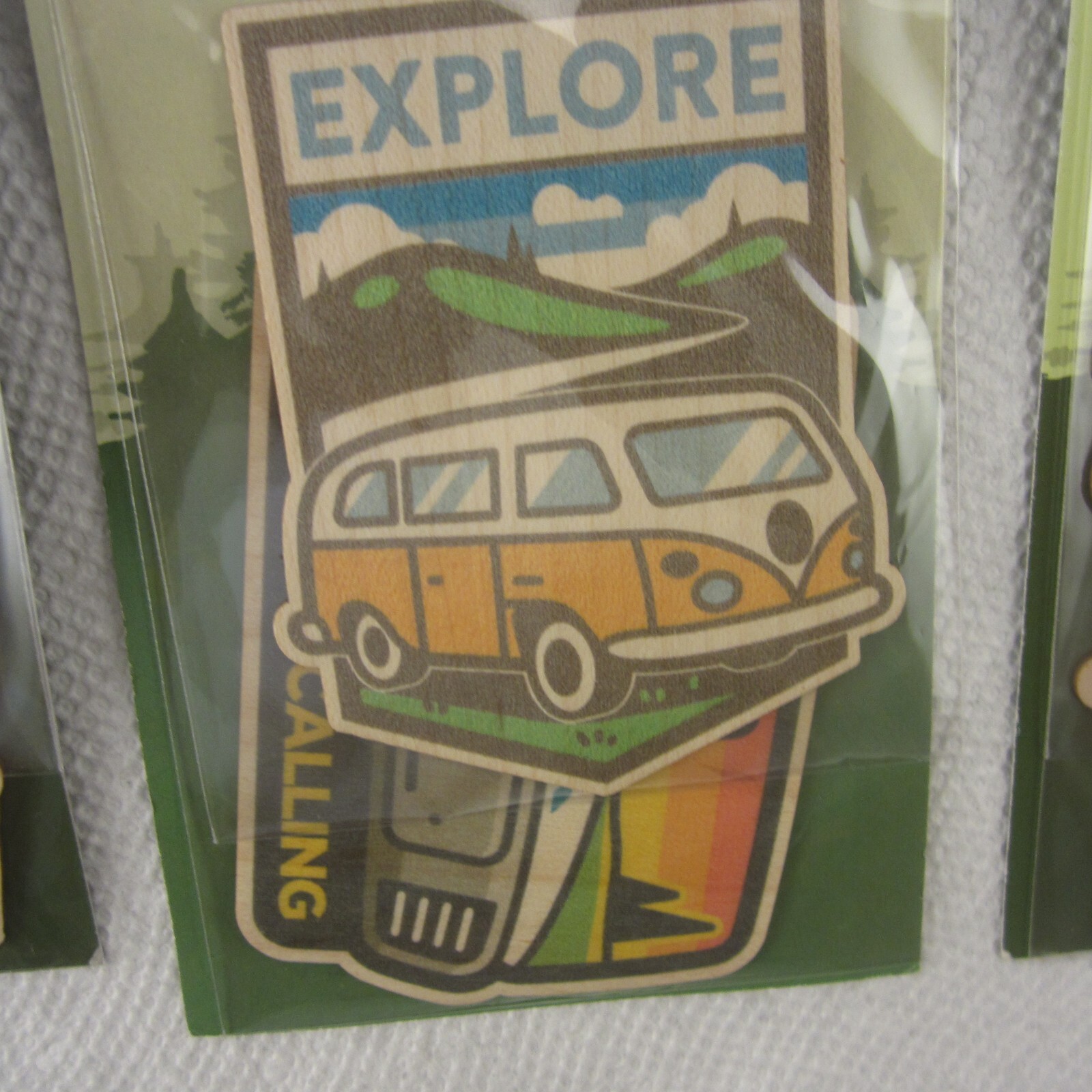 Wood Stickers Sustainably Sourced Real Wood Flexible And Eco Friendly Dust City.