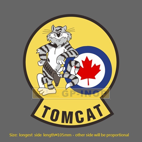F-14 TOMCAT CANADA Vinyl Sticker luggage laptop skateboard car stickers