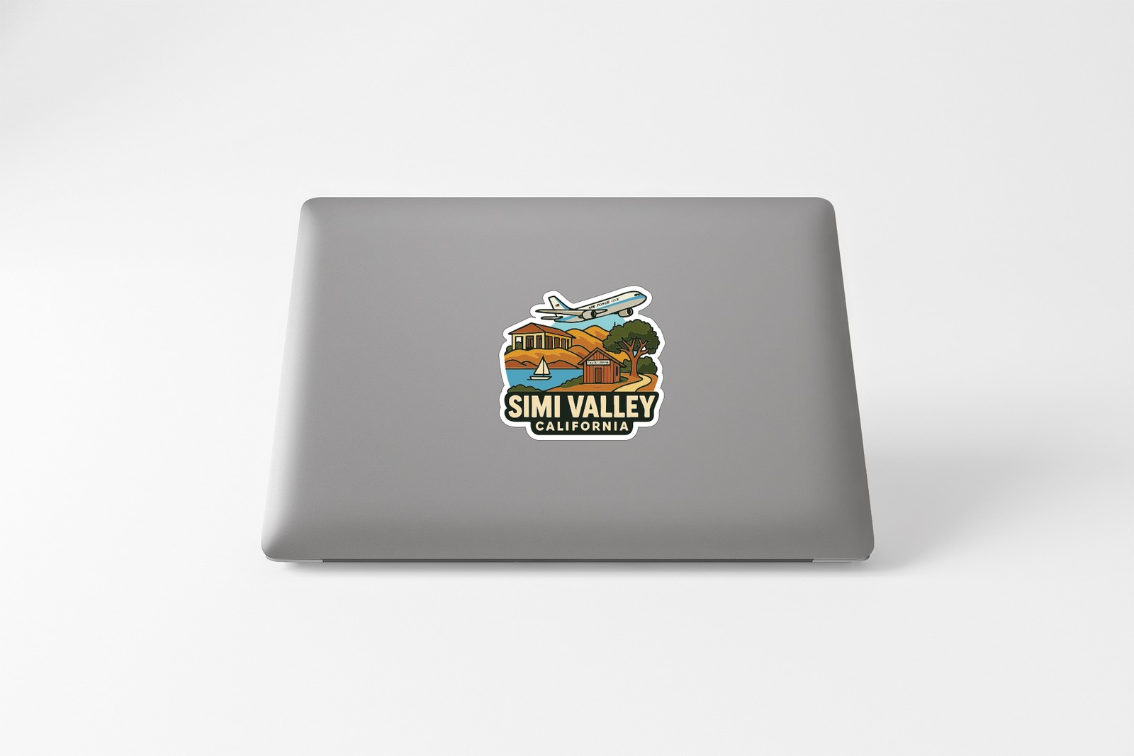 Simi Valley California Sticker Decal Vinyl Die-Cut City Skyline Landmark Design