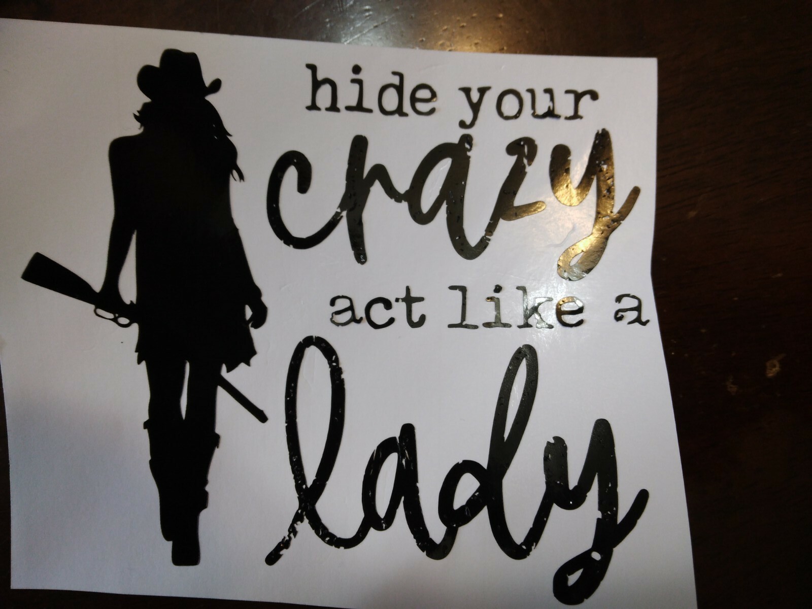 Hide Your Crazy Decal