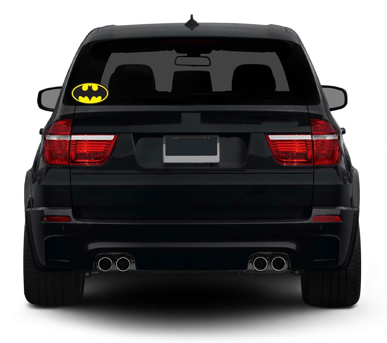 Diecut Vinyl Batman Logo Decal Sticker Comic Dark Knight Colored