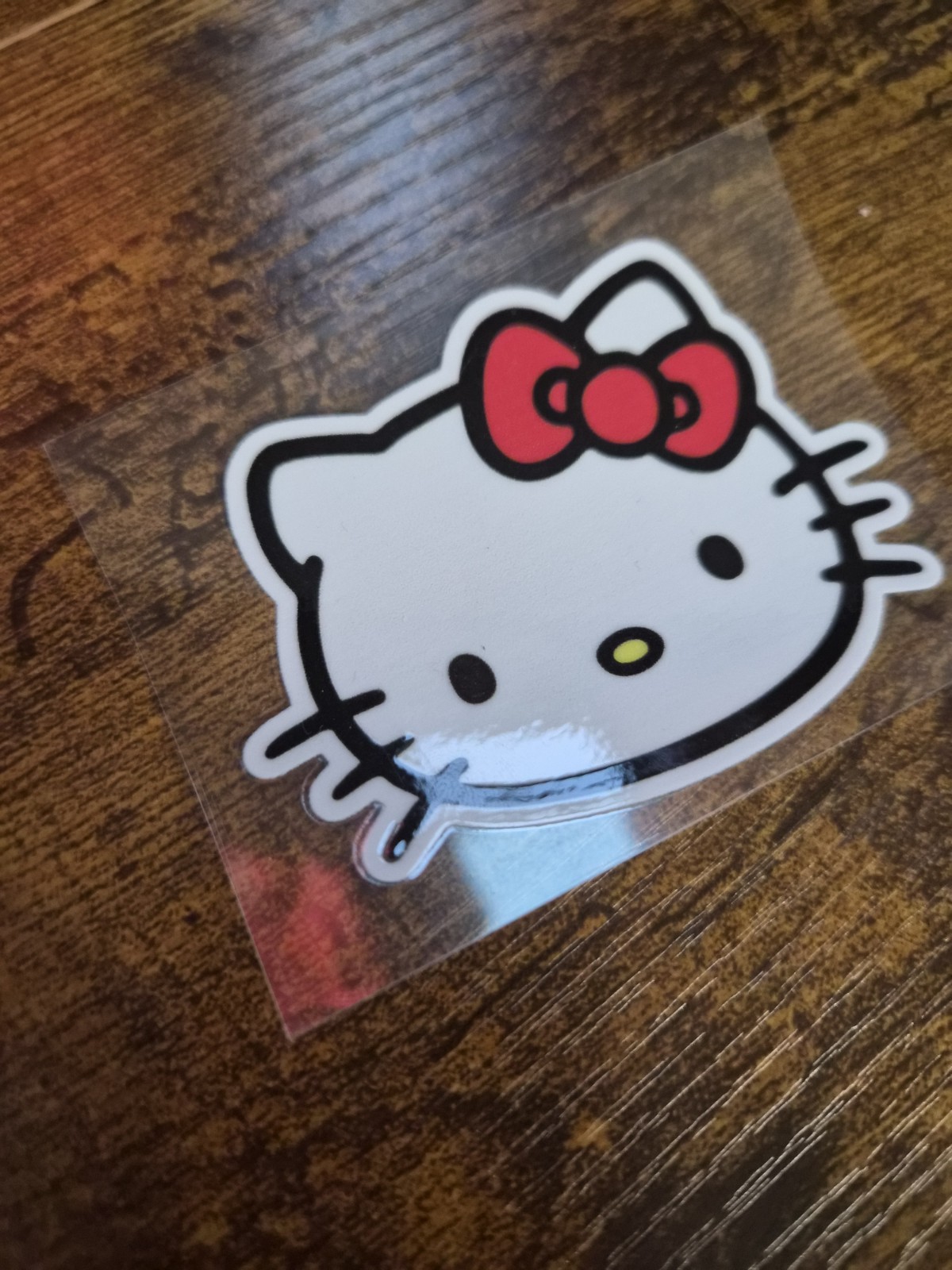 HELLO KITTY High Quality UV DTF Decal Sticker waterproof USA NOT VINYL