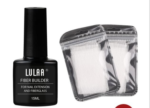 Nail Extension Fiber Set Nail Extension Gel Repair Liquid Paper-free Support She