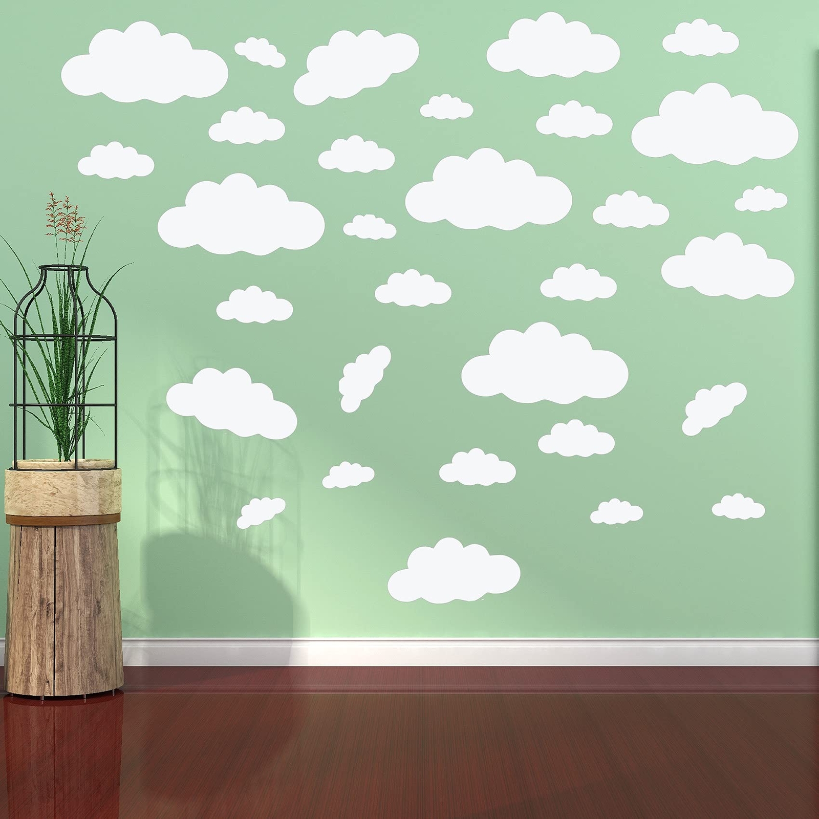 Big Clouds Wall Decals Removable DIY Large Vinyl Sticker Self Adhesive Wallpa…