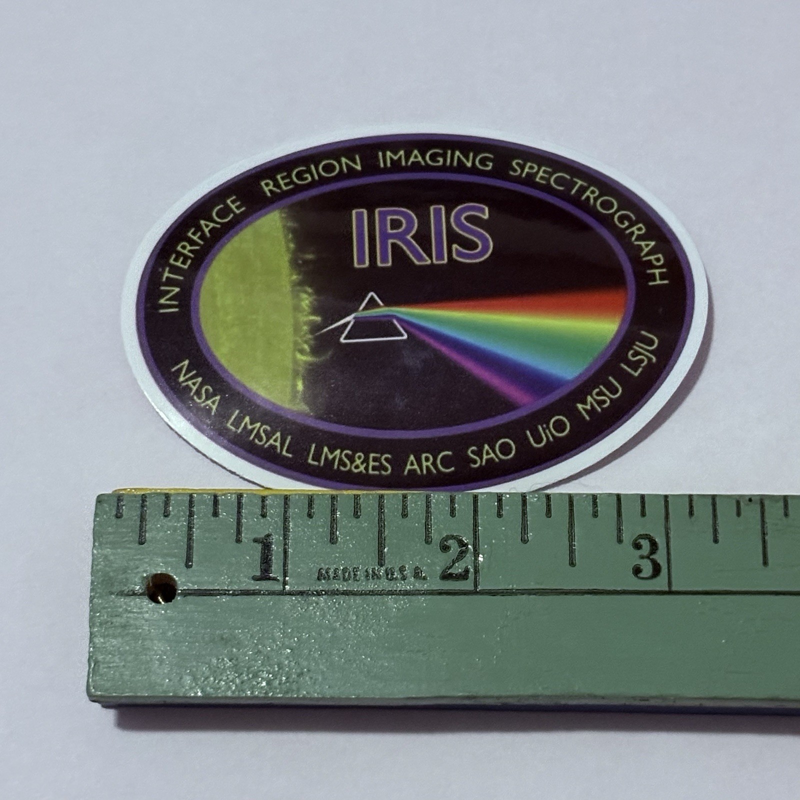 Interface Region Imaging Spectrograph IRIS Sticker Vinyl Decal Art NASA Space P1