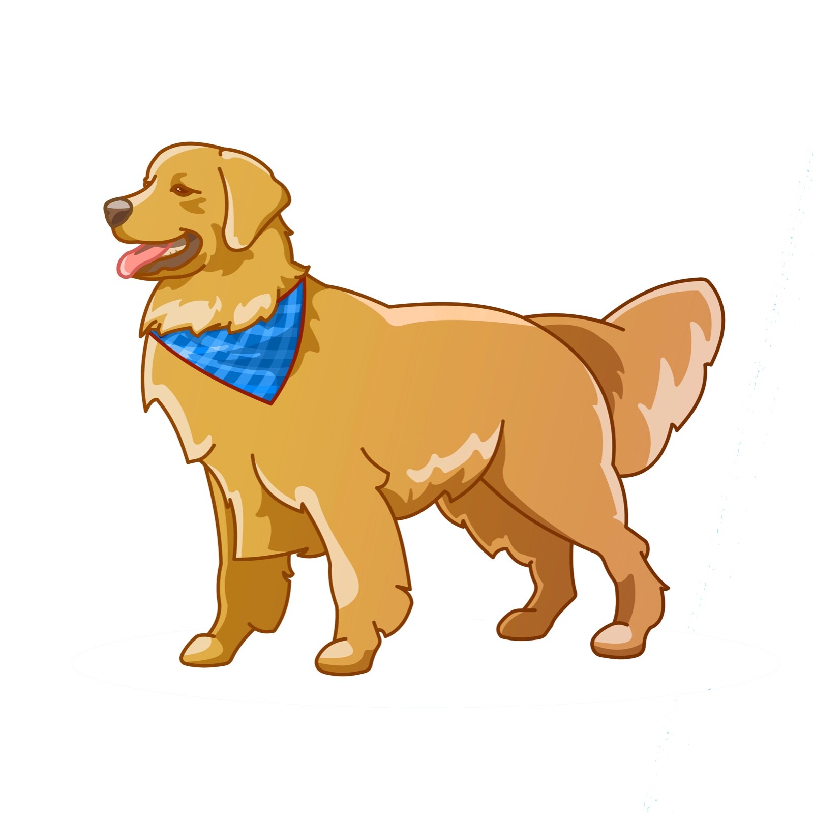 Golden Retriever Dog Decal Sticker Vinyl Die Cut Car Cute I love Pet Laptop Dogs