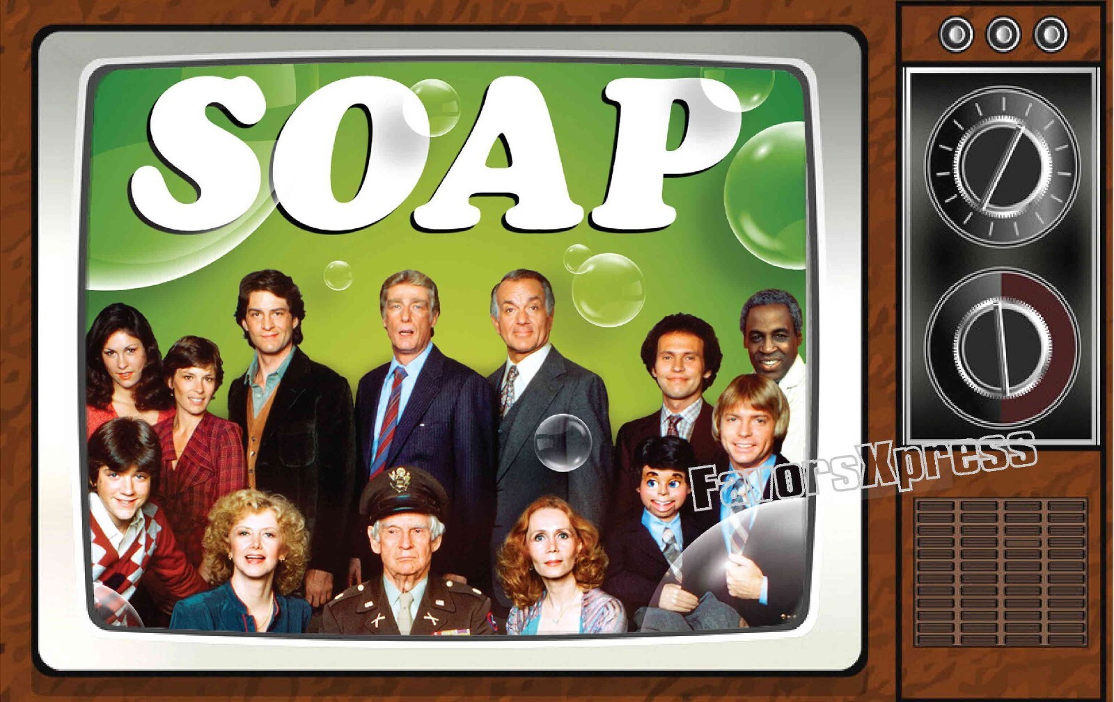 SOAP Classic TV Show PHOTO MAGNET 4 X 2.5 INCHES