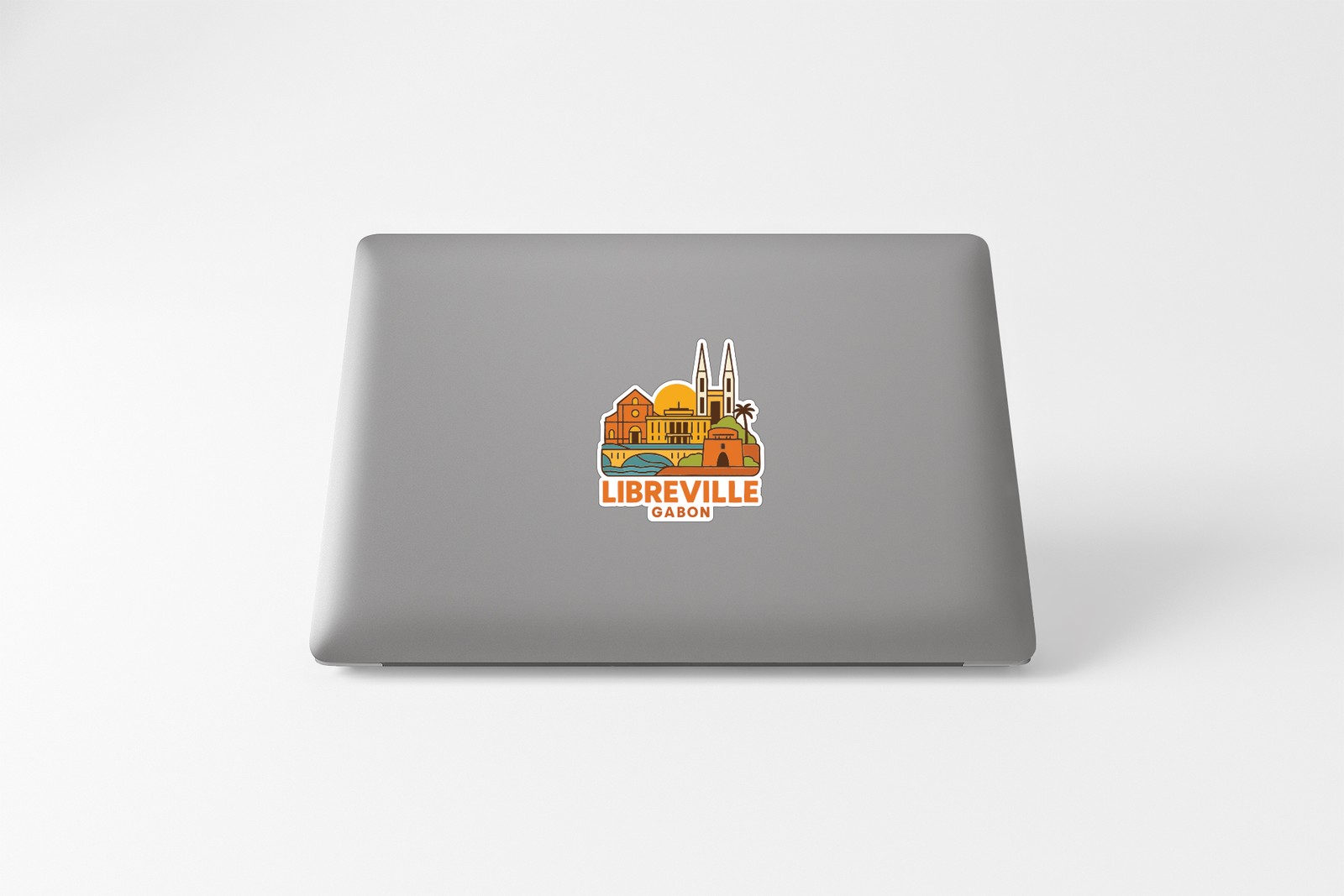 Libreville Gabon Sticker Decal Vinyl Die-Cut City Skyline Landmark Design