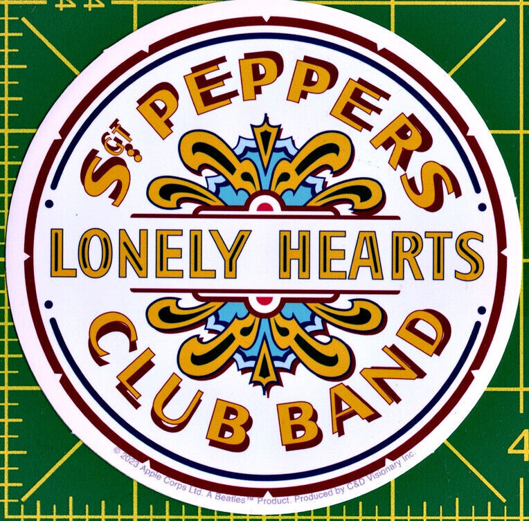 Beatles Sgt. Pepper's Lonely Hearts Sticker