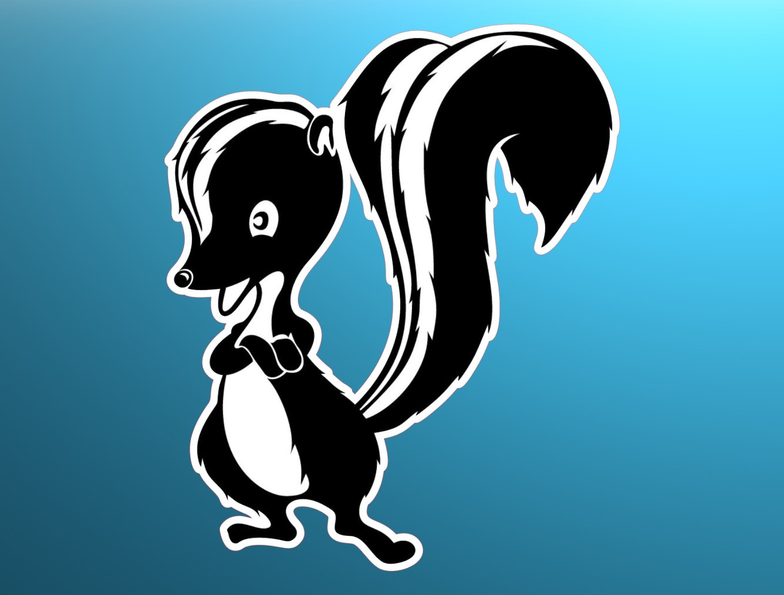 Skunk Works Logo Die Cut Laminated Vinyl Decal Multiple Sizes