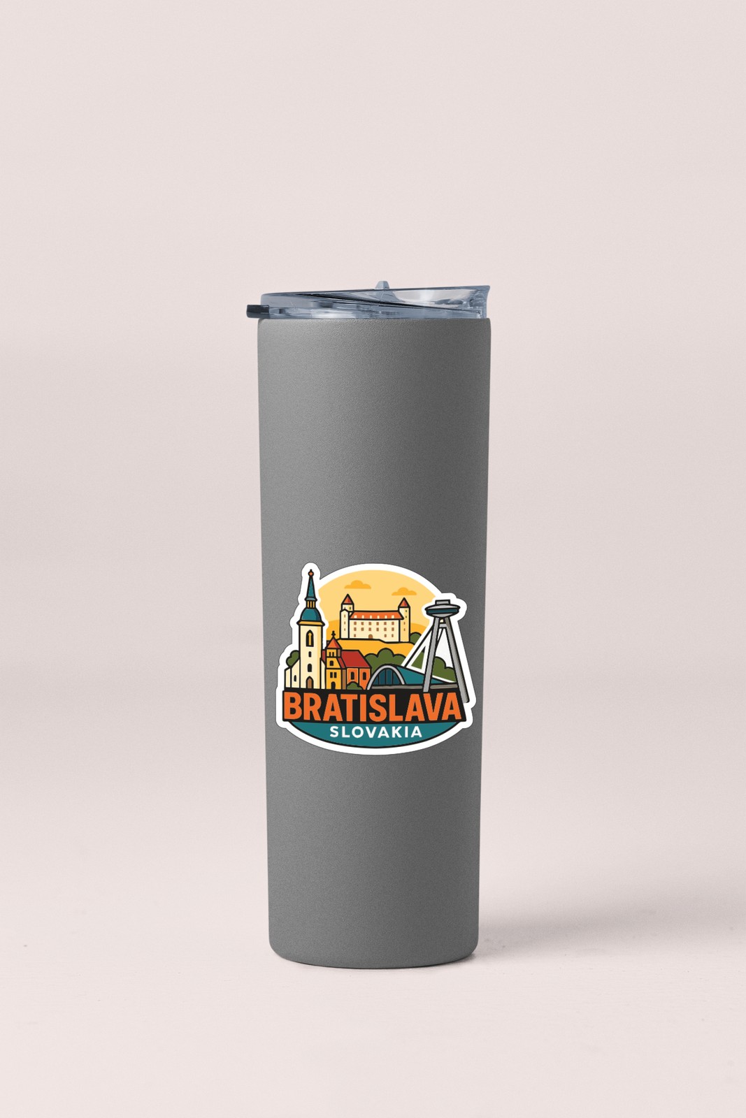 Bratislava Slovakia Sticker Decal Vinyl Die-Cut City Skyline Landmark Design