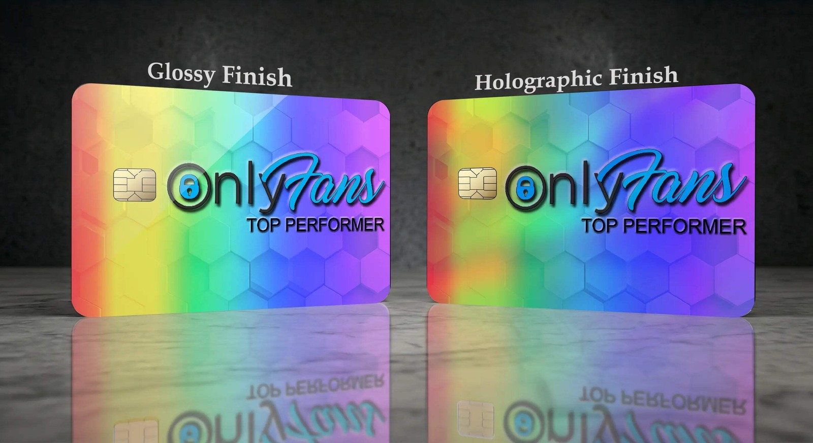 Only Fans TOP PERFORMER Credit Card Skin, Debit Card Covering