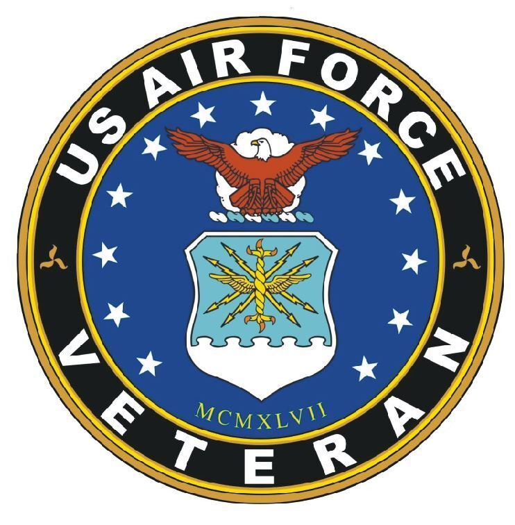 US Air Force Veteran Sticker Decal M148