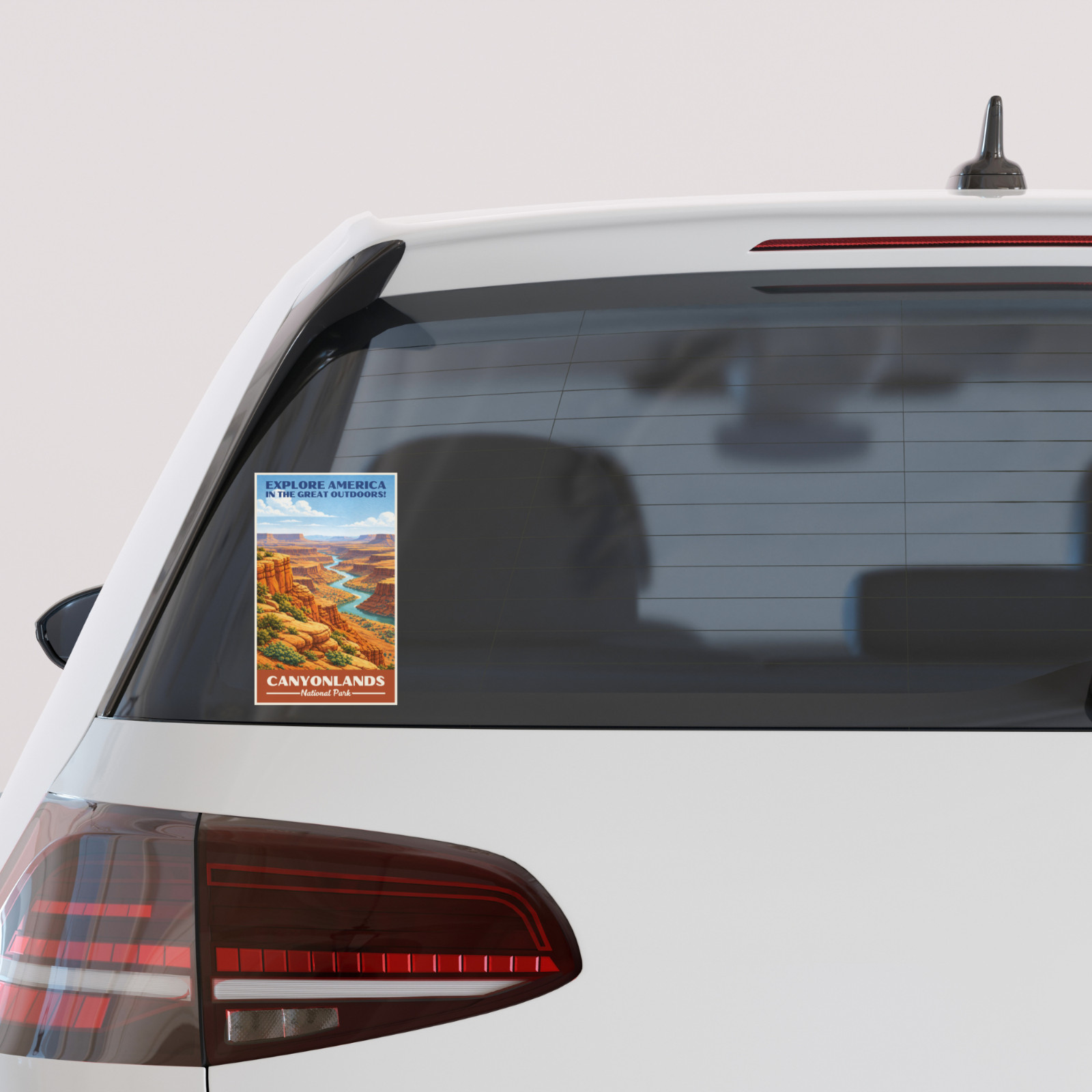Canyonlands National Park Sticker WPA Vintage Waterproof Vinyl Decal Utah