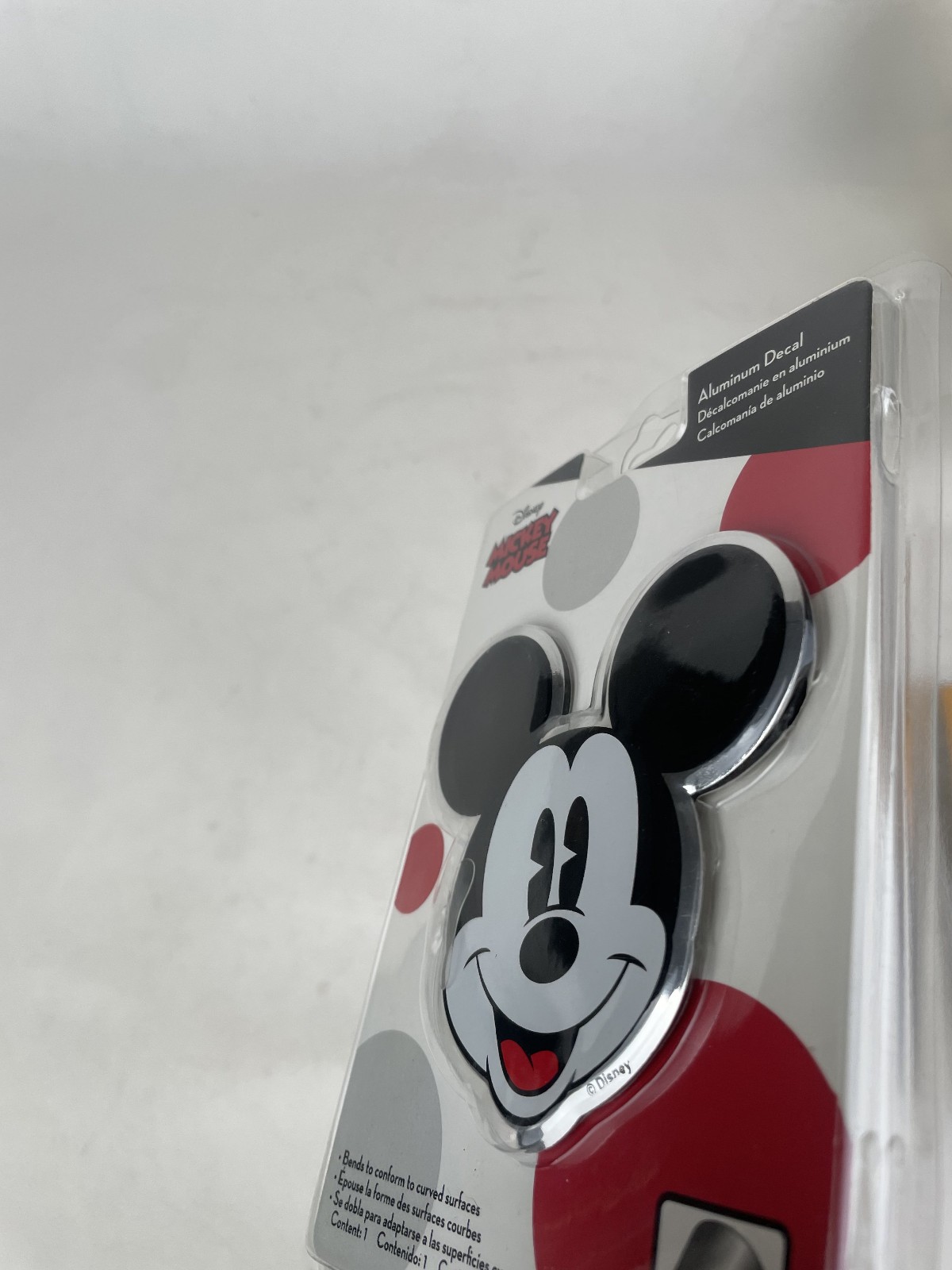 Official Licensed Disney Micky Mouse Aluminum Color Emblem Decal 2 Pak Set