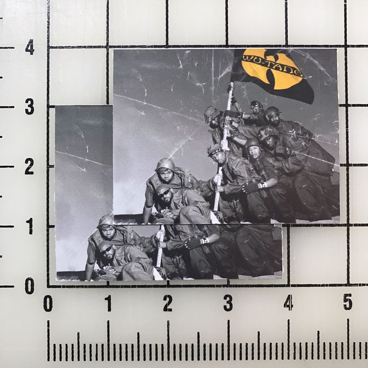 Wu Tang Clan Iron Flag 4" Wide Vinyl Decal Sticker BOGO