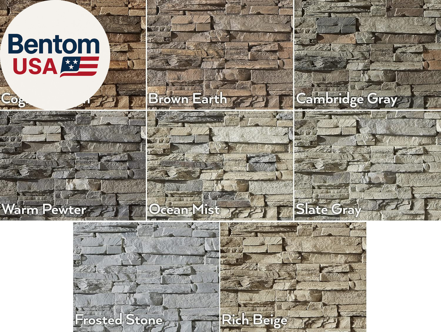 High-Density Polyurethane Faux Stone Wall Covering Panels for Interior and Exter