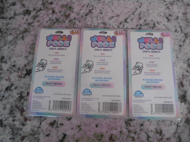 JELLI PODS STICK IT SQUISH IT Collectable Sensory Stickers Sky Castle Gamewright