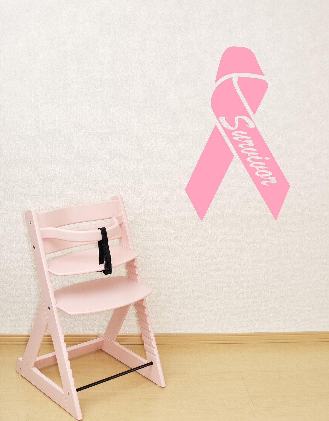 Breast Cancer Survivor Ribbon Decal for Walls / Awareness Car Sticker. #708